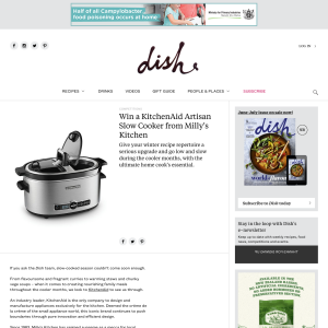 Win a KitchenAid Artisan Slow Cooker from Milly's Kitchen