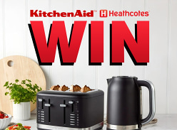 Win a KitchenAid Matte Black Kettle and Toaster Set