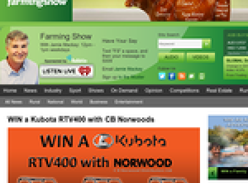 Win a Kubota RTV400 with CB Norwoods