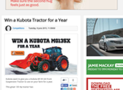 Win a Kubota Tractor for a year
