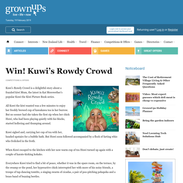 Win a Kuwi’s Rowdy Crowd Book