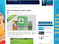 Win a Lawn Preparation Pack With Tui Garden