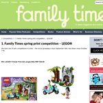 Win a Lego Friends First Aid Jungle Bike