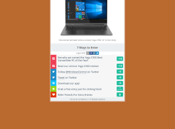 Win a Lenovo Yoga C930