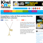 Win a Lettre de Paris necklace