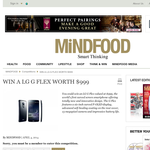 Win a LG G Flex Worth $999