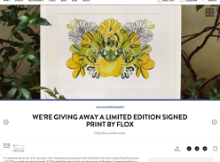 Win a Limited Edition signed print by FLox
