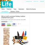 Win a Limit's summer holiday outdoor entertainment pack