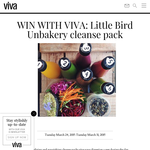 Win a Little Bird Unbakery Cleanse Pack