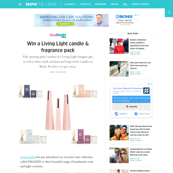 Win a Living Light candle and fragrance pack