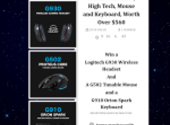 Win A Logitech Wireless Headset, High Tech, Mouse and Keyboard, Worth Over $560