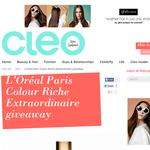 Win a L'Oreal Paris Colour Riche Extraordinaire 