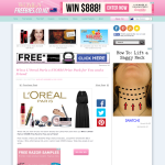 Win a L'Oreal Paris x STORM Prize Pack for You and a Friend