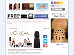 Win a L'Oreal Paris x STORM Prize Pack for You and a Friend