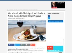 Win a lunch with Chris Lynch and Producer Nellie