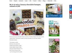 Win a luxury chocolate hamper, valued at $99