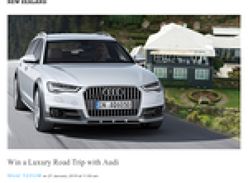 Win a Luxury Road Trip with Audi