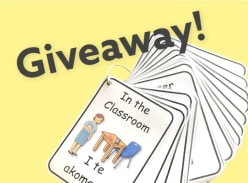 Win a made up set of M?ori in the classroom Flash Cards