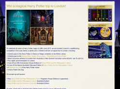 Win a magical Harry Potter trip to London!