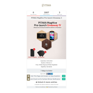 Win a MagWallet or 1 of 3 MagCases