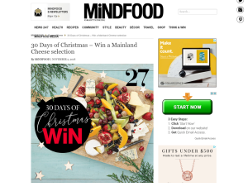 Win a Mainland Cheese selection