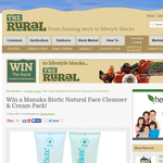 Win a Manuka Biotic Natural Face Cleanser & Cream Pack!