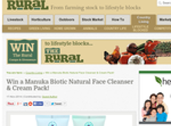 Win a Manuka Biotic Natural Face Cleanser & Cream Pack!