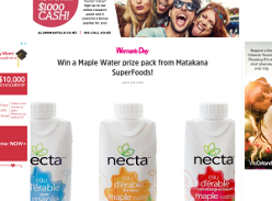 Win a Maple Water prize pack from Matakana SuperFoods