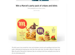 Win a Marcel's party pack of crêpes and blinis