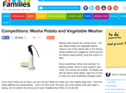 Win a Masha Potato and Vegetable Masher