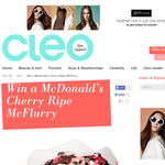 Win a McDonald's Cherry Ripe McFlurry