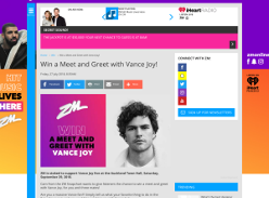 Win a Meet and Greet with Vance Joy