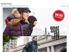 Win a Men's Thunder Bay Parka or Women's Chelsea Coat from our Citytech collection 