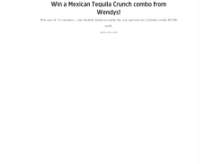 Win a Mexican Tequila Crunch combo from Wendys!