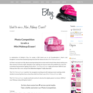Win a Mini Makeup Eraser - Makeup Eraser