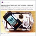 Win a Mint & Lavender Tisane with infuser & dish -  Madame Flavour