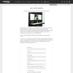 Win a mirror - Habitatbyresene NZ