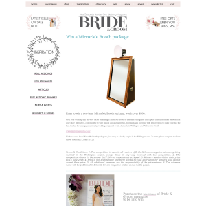 Win a MirrorMe Booth package