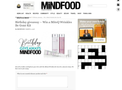 Win a MitoQ Wrinkles Be Gone Kit