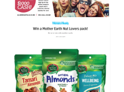 Win a Mother Earth Nut Lovers pack