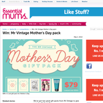 Win a Mr Vintage Mother's Day pack