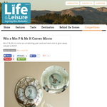 Win a Mrs P & Mr H Convex Mirror