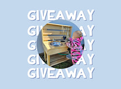 Win a Mud Mates Mud Kitchen and Coveralls