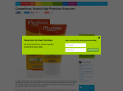 Win a Mustela High Protection Sunscreen