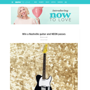 Win a Nashville guitar and NEON passes