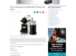 Win a Nespresso and Meadow Fresh prize pack