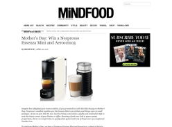 Win a Nespresso Essenza Mini and Aeroccino3