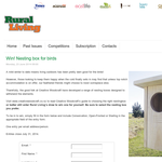 Win a Nesting box for birds