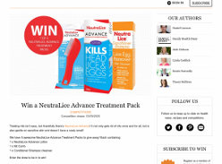 Win a NeutraLice Advance Treatment Pack