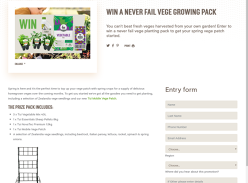 Win a Never Fail Vege Growing Pack